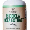 Rhodiola Rosea 500mg - 120 Vegan Capsules